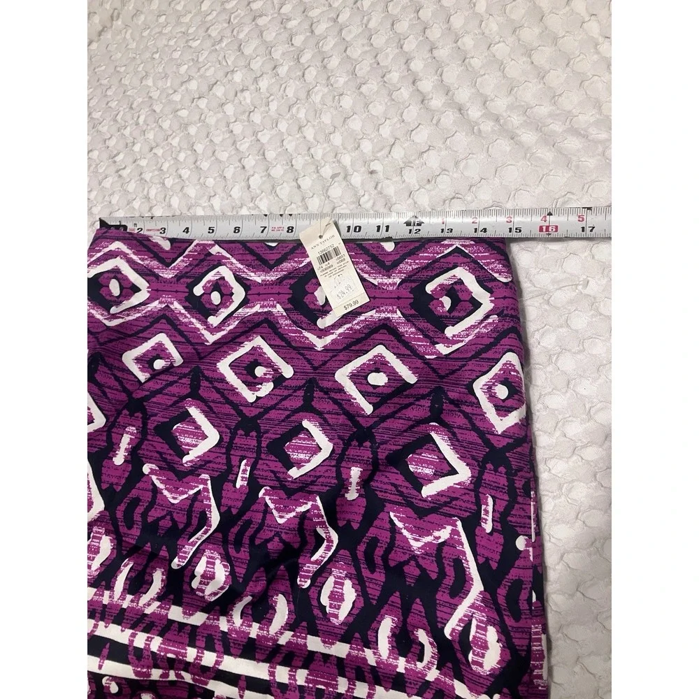 New Ann Taylor‎ Loft Women's Size 6P Geometric Print Pencil Career Skirt